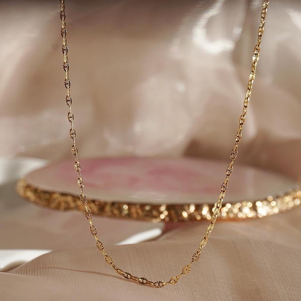 LAST ONE✨18K gold plated infinity chain necklace